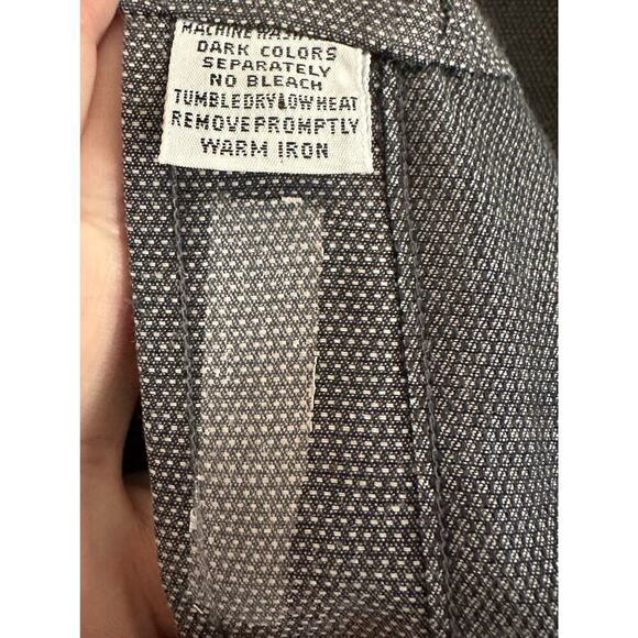 CHRISTION DIOR Monsieur Dark Gray PolyCotton
Blend Button Down Shirt 15 1/2 - 33 - Picture 4 of 4